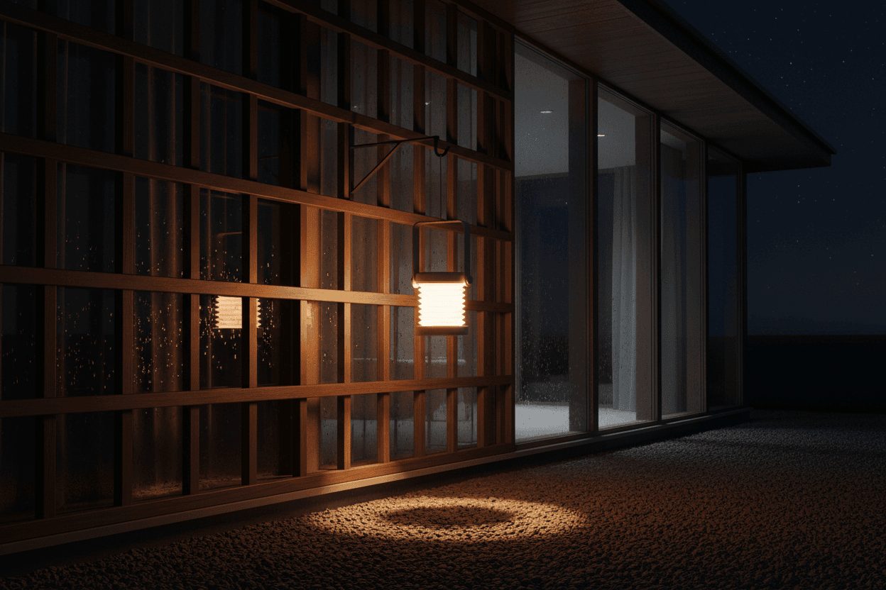 NIGHT AMBIENCE - Lantern Glowing at Night